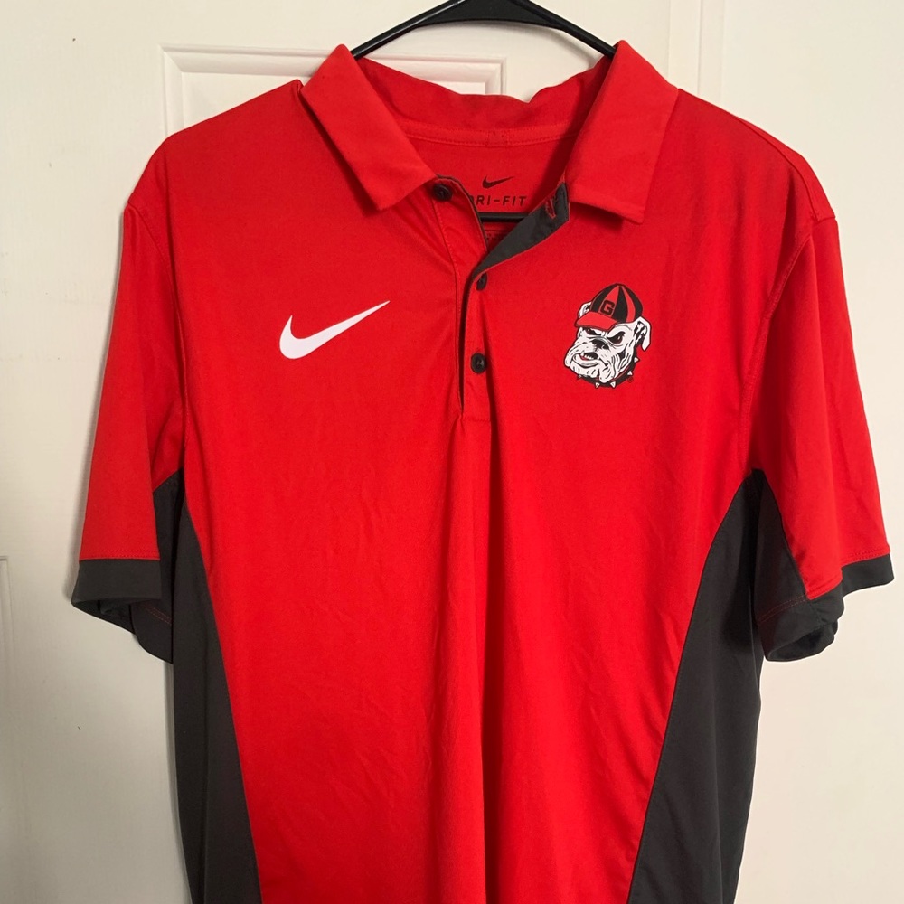 Men’s Nike Dri Fit Polo- Georgia Bulldogs-Medium
